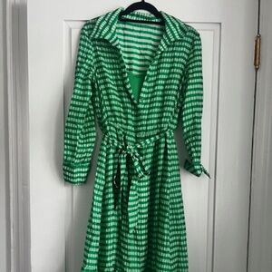 Green Taylor Shirt Dress